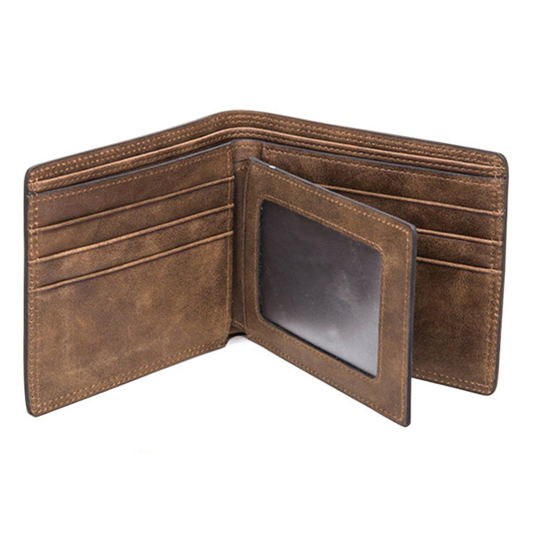 crazy leather classical wallet for men leather