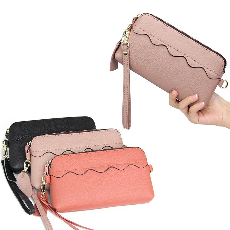 zipper women clutch wallet