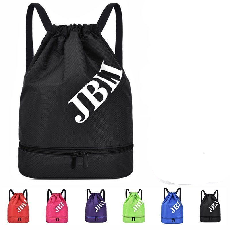backpack portable Korean version travel dry and wet separation outdoor sports fitness swimming beach bag drawstring