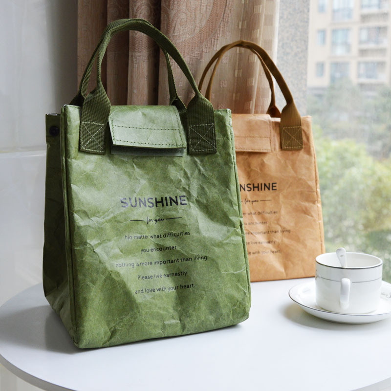 Tyvek waterproof insulation bag aluminum foil cooler lunch bag