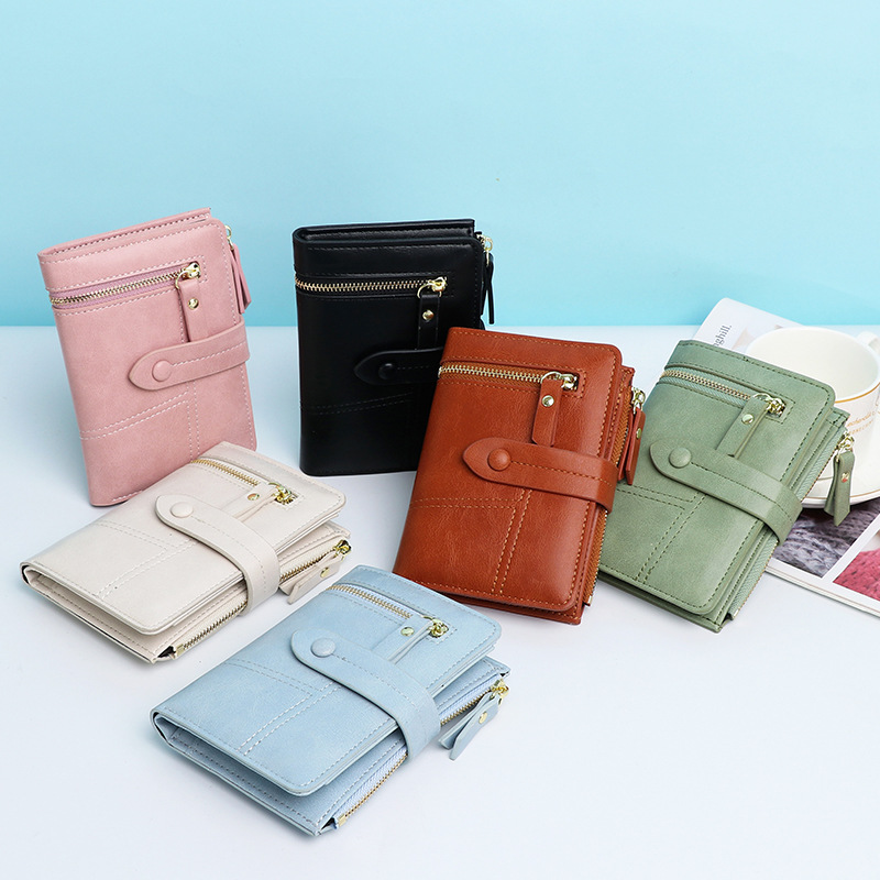 Multifunctional folding coin wallet and purses for women