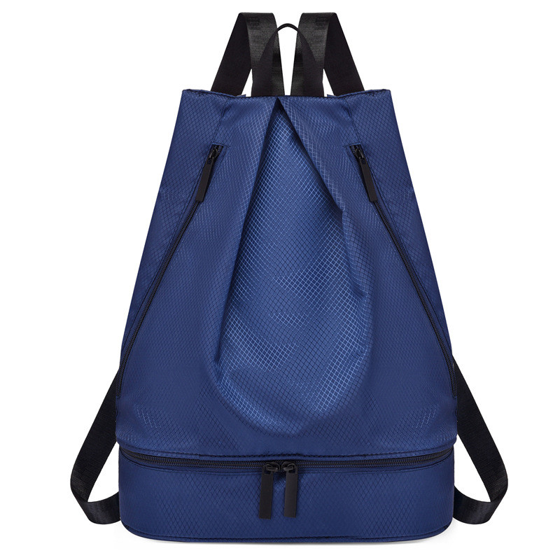 New wet and dry separation gym bag polyester drawstring backpack bag tote bag backpacks