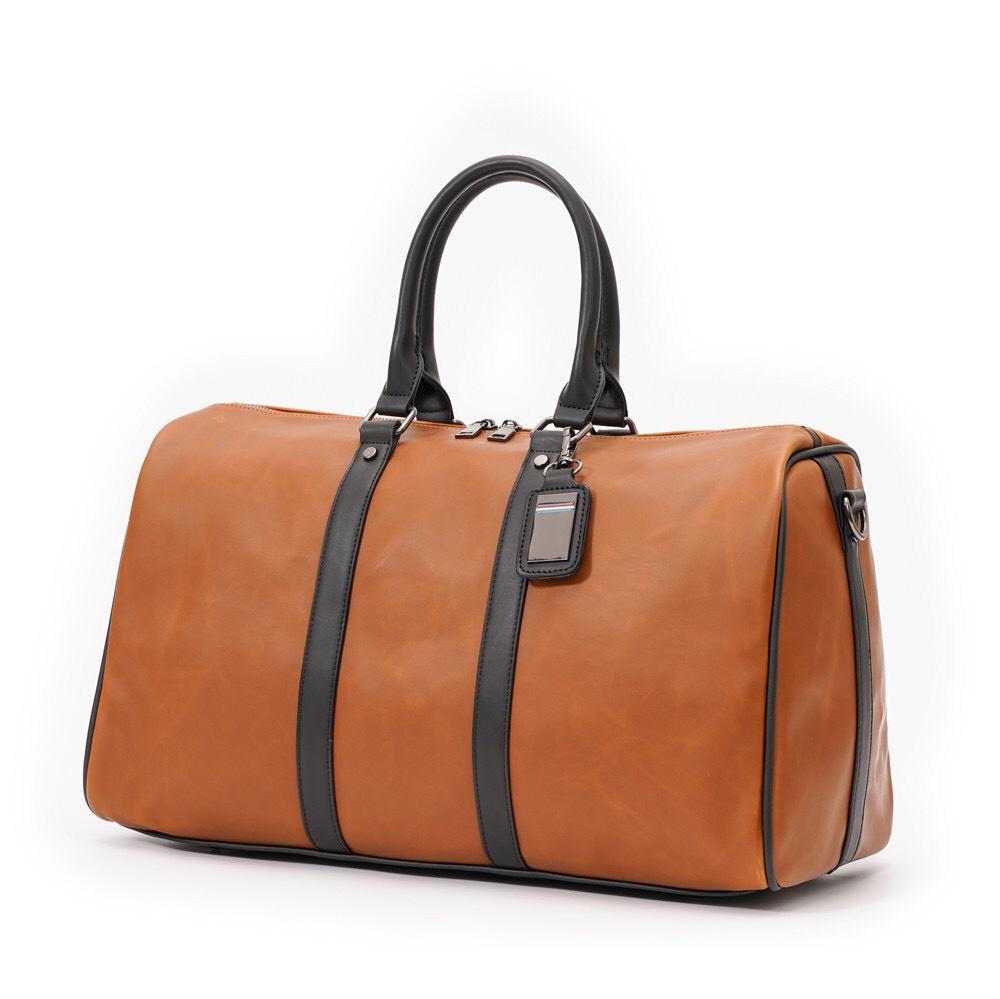 Retro PU leather men's crossbody bag storage travel accessories