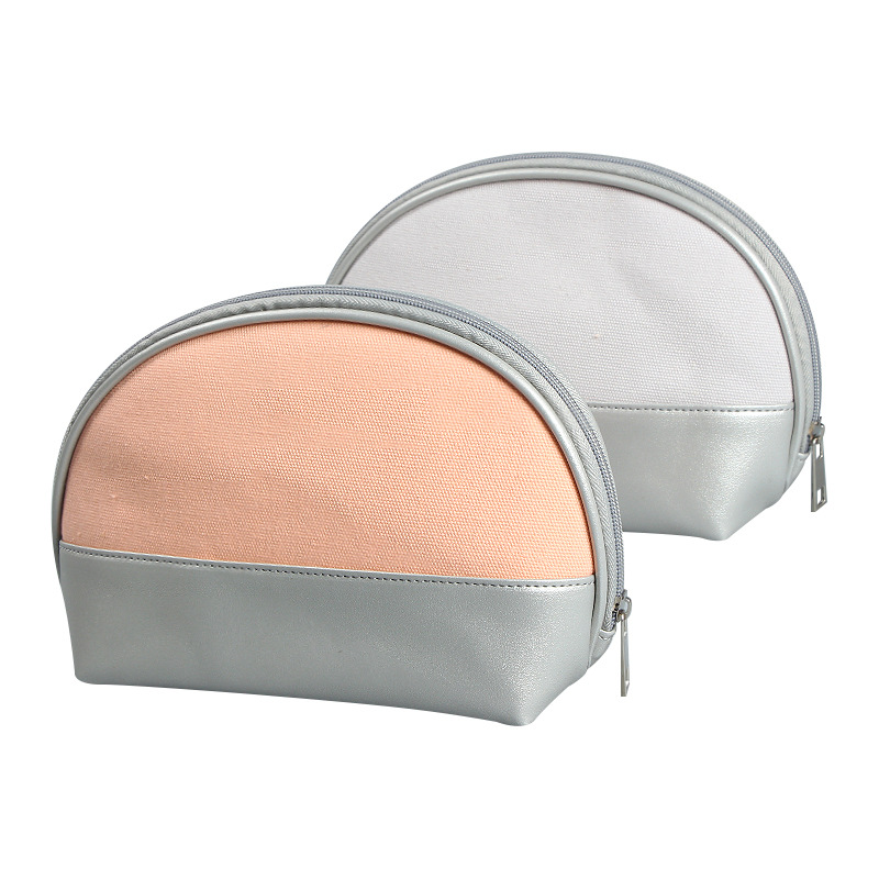Canvas makeup cosmetic bag storage for women