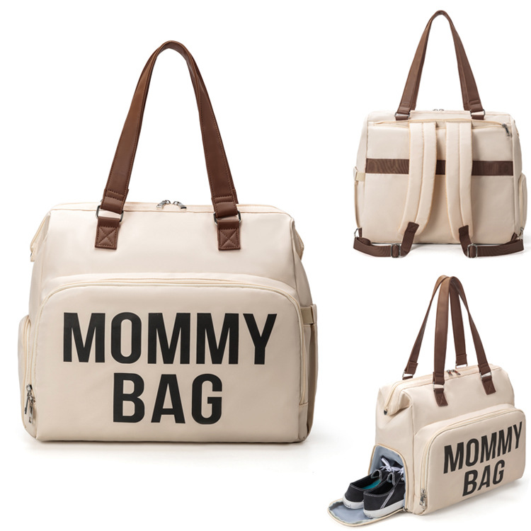 Waterproof wholesales luxury large capacity baby mommy diaper bag