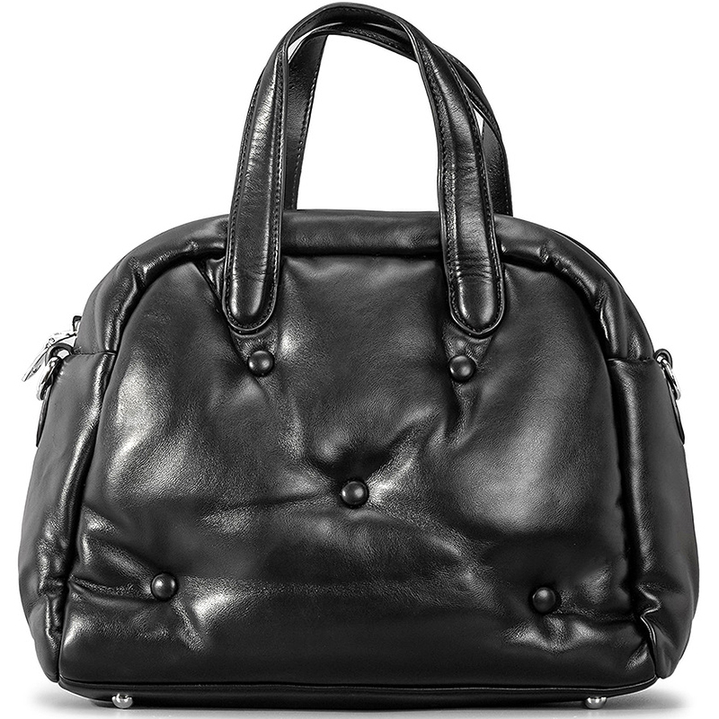 Customized padding puffer down cotton luxury shoulder chain handbag women's tote bags