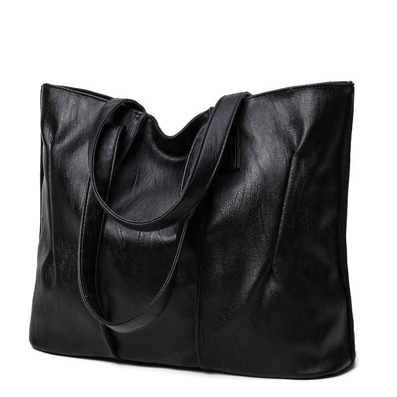 Winter fashion simple design large capacity women's tote bag