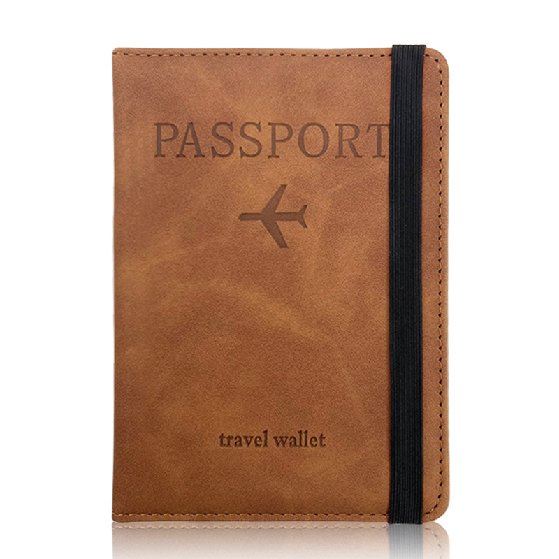 Travel passport holder wallets pu leather credit card case protector