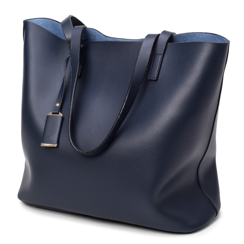 Luxury microfiber large capacity women's tote bag handbags